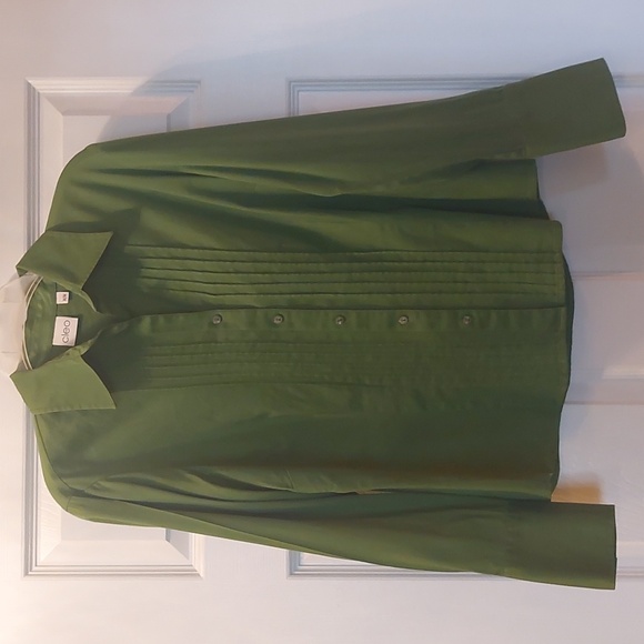 CLEO, green color blouse, Size M - Picture 1 of 6